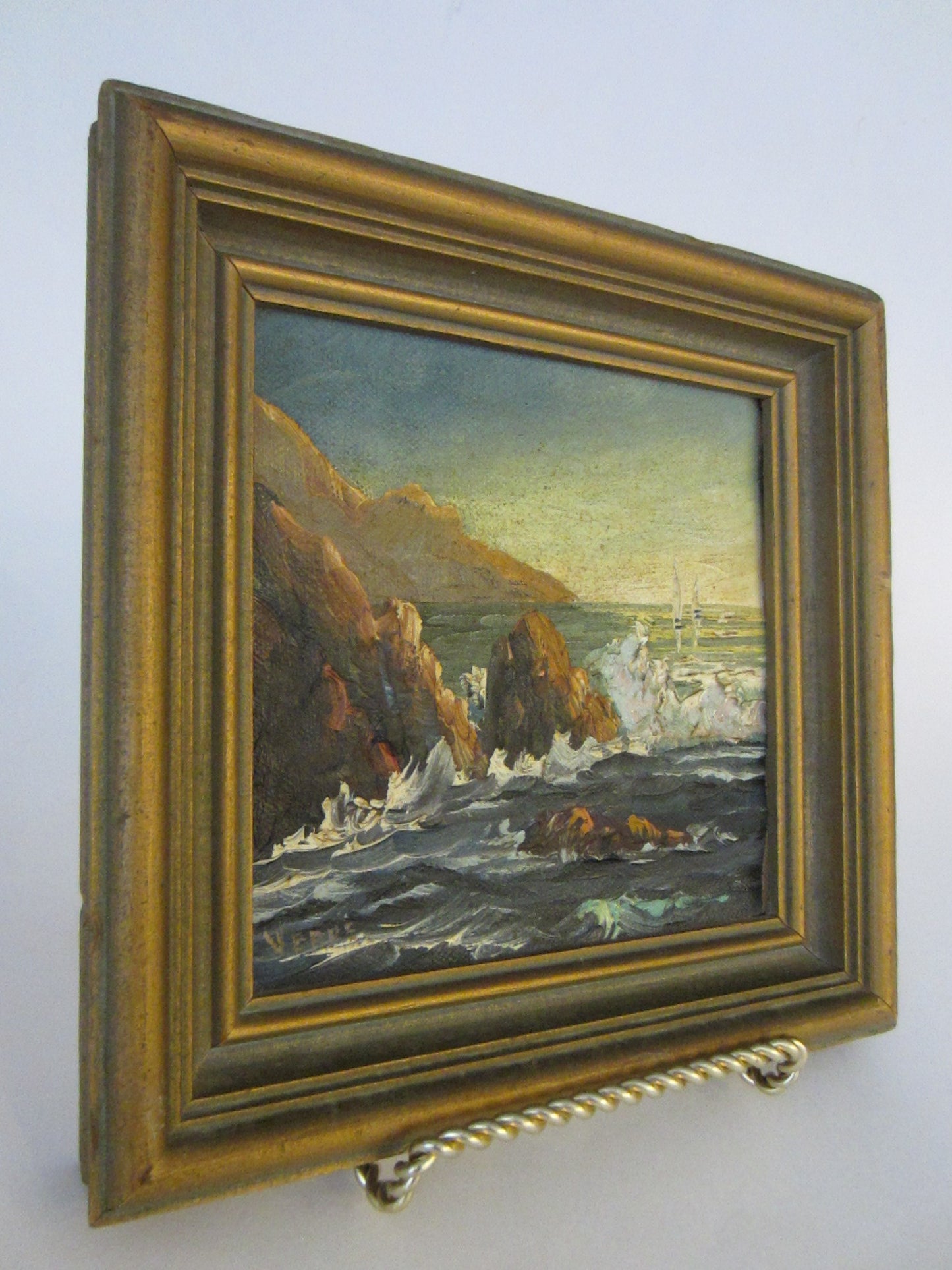 Verne Of Laguna Beach California Coastal Gladys Marie Baxter Duckworth Seascape - Designer Unique Finds 