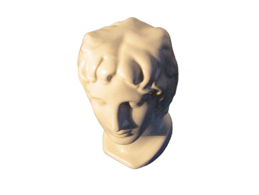 Italian Ceramic Figure Head Bisque Bust