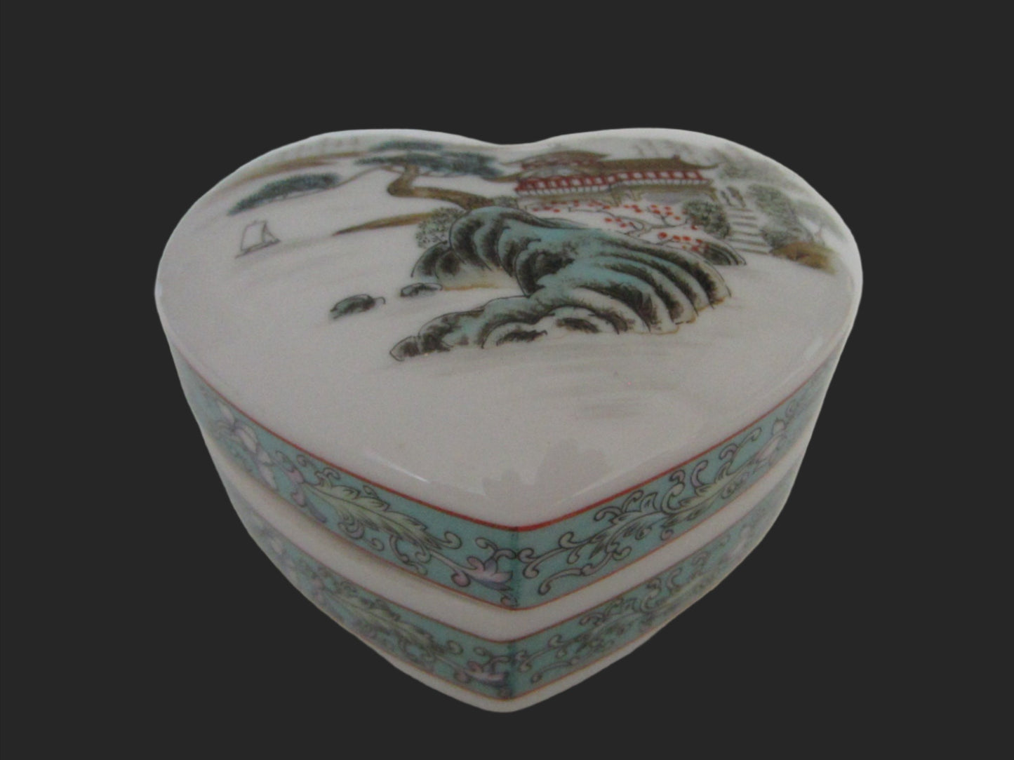 Fine China Exclusively For Ben Rickert Inc Japan Heart Shaped Box