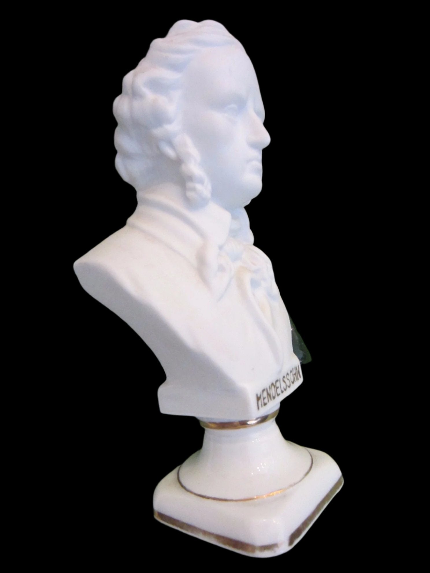 Andrea Japan European Composers Busts Bisque Figurine Suite - Designer Unique Finds 
 - 6