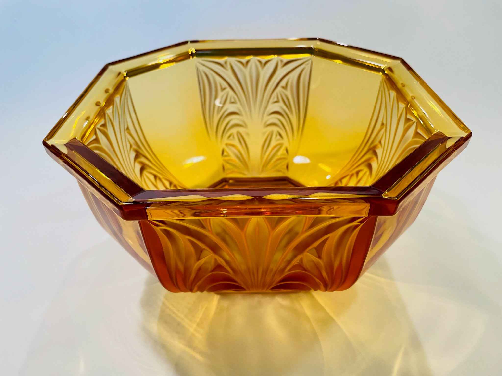 Beautiful Amber Glass selling bowl