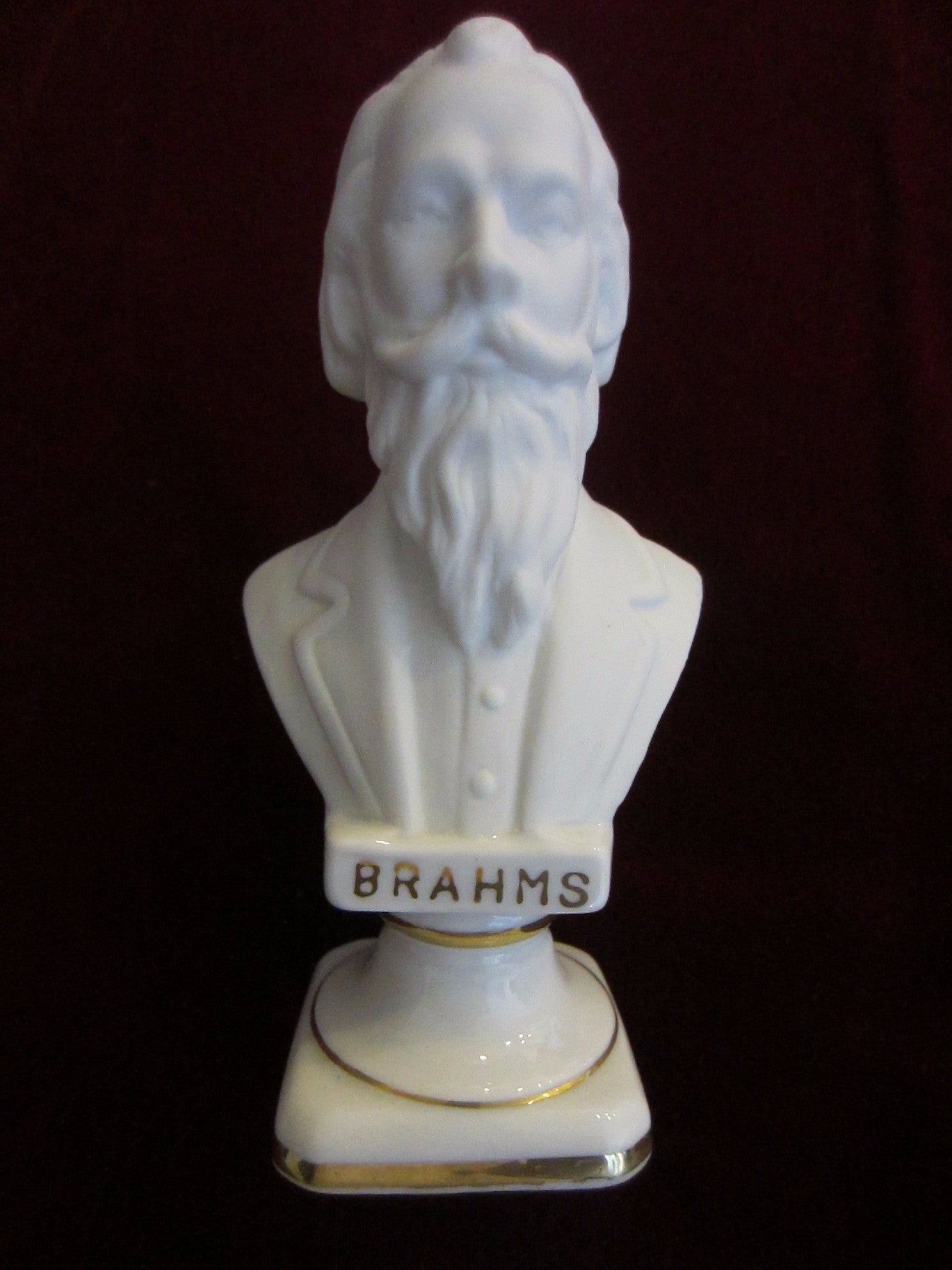 Andrea Japan European Composers Busts Bisque Figurine Suite - Designer Unique Finds 
 - 2