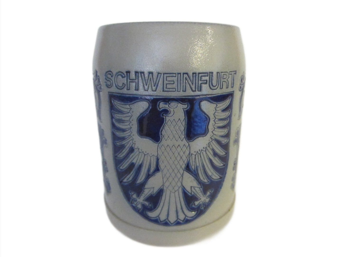 Goebel Merkelbach Salzgiasur Sachs Blue Eagle West Germany Salt Glaze Mug - Designer Unique Finds 