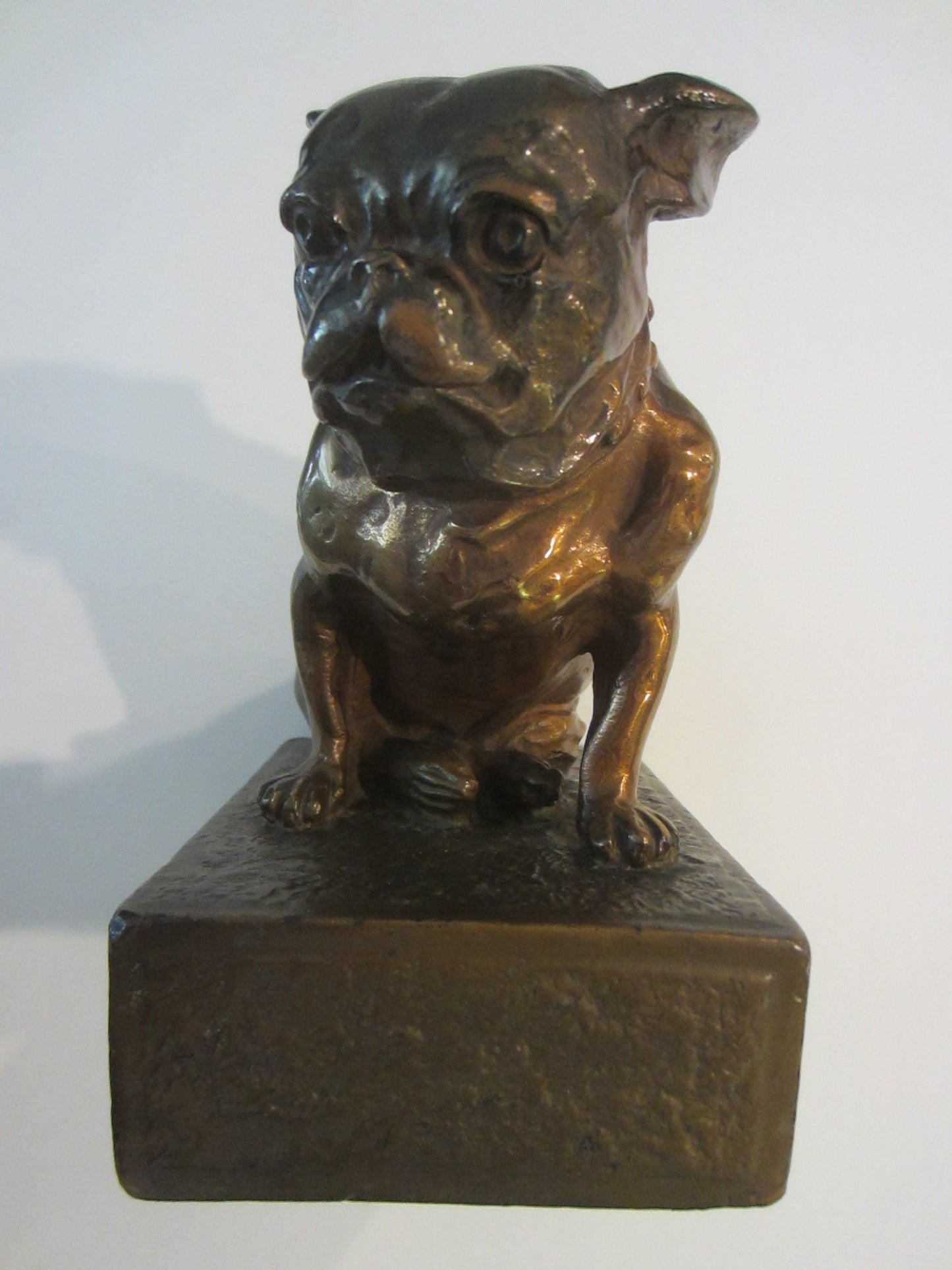 Bronze Bulldog Sculpture