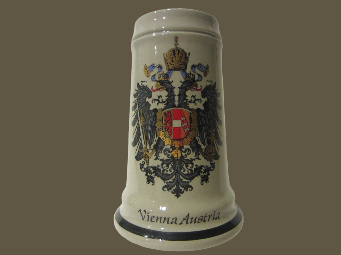 Handmalerei Original King Vienna Austria Signed Luster Mug