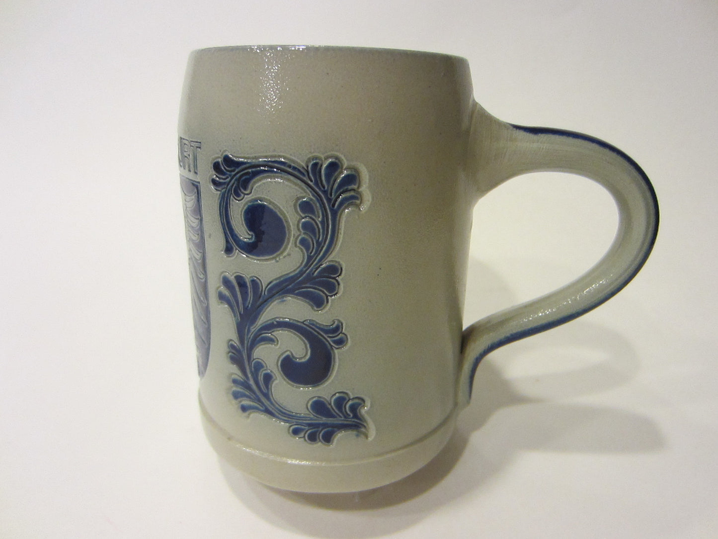 Goebel Merkelbach Salzgiasur Sachs Blue Eagle West Germany Salt Glaze Mug - Designer Unique Finds 