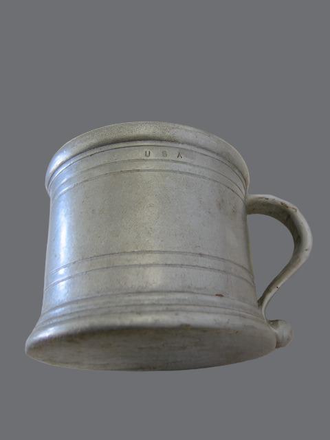 American Metal Cup With Hallmarks Ball Design Handle - Designer Unique Finds 