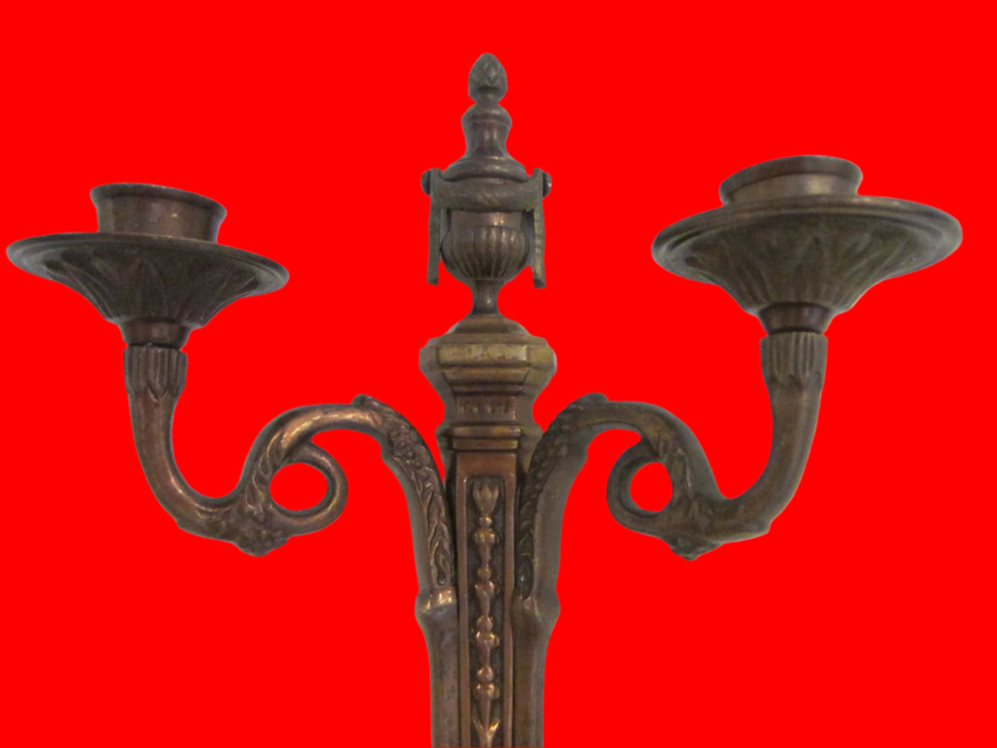 Regency Bronze Candle Sconce