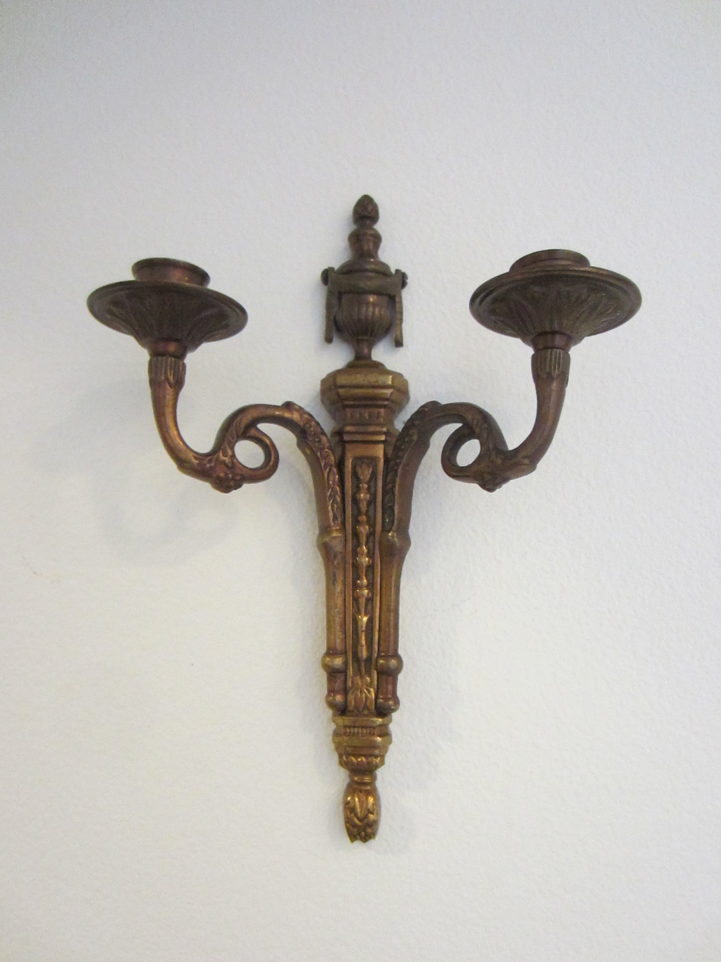 Regency Bronze Candle Sconce