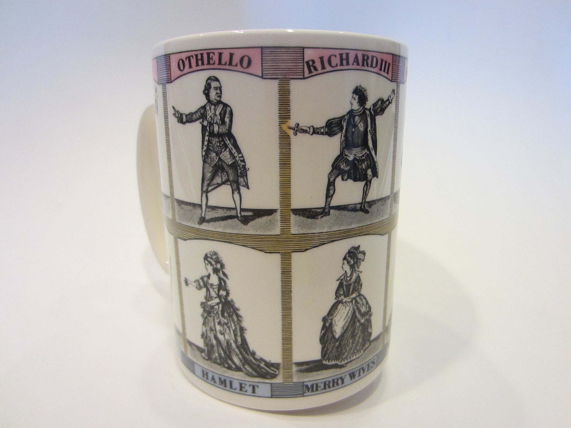 Wedgwood William Shakespeare Playwright Poet Great Britain Porcelain Mug - Designer Unique Finds 