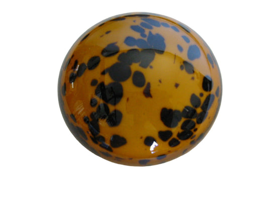 Leopard Design Hand Blown Modern Glass Paperweight - Designer Unique Finds 