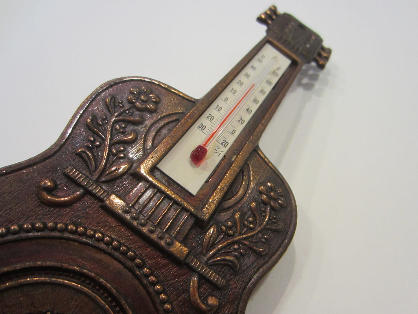 Copper Vintage Guitar Thermometer