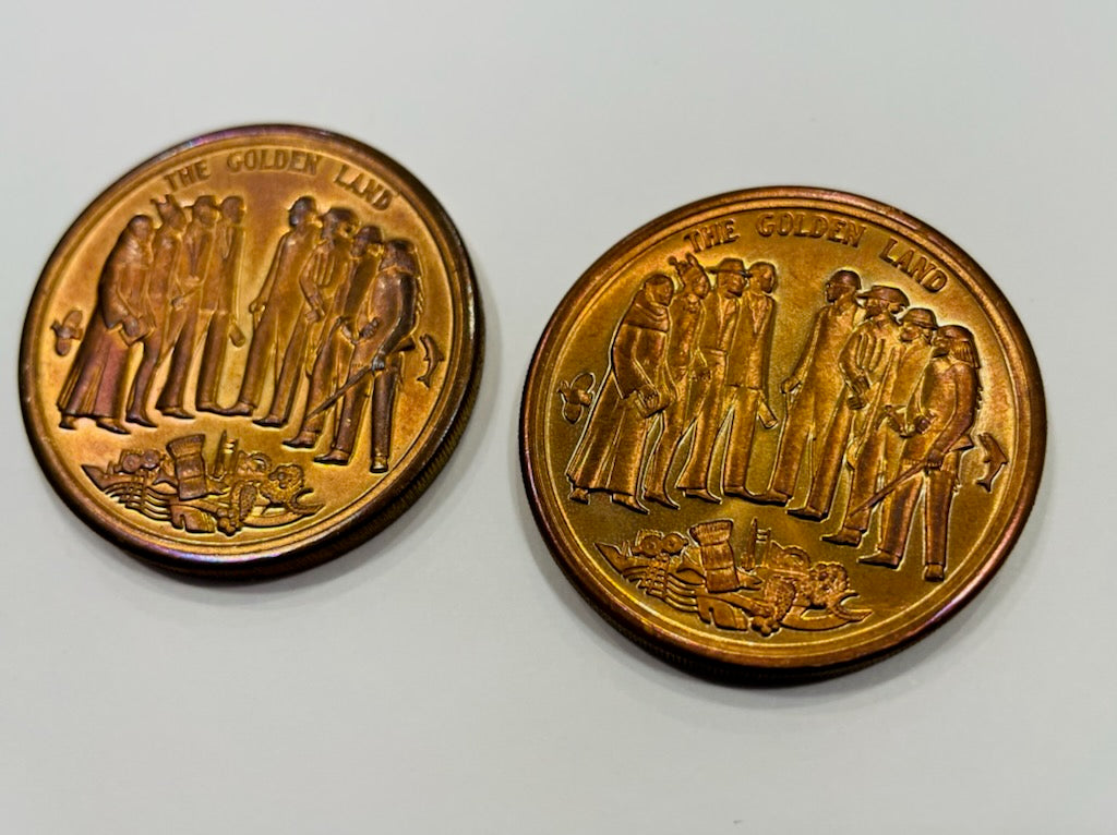 California Bicentennial The Golden Land Mid Century Medals