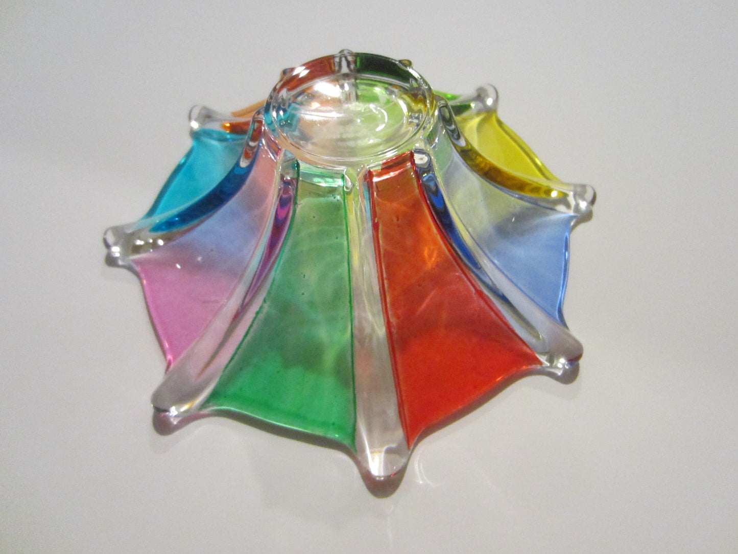 Venezia Multicolored Glass Bowl Made in Italy