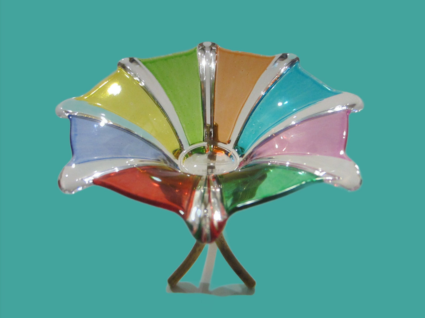 Venezia Multicolored Glass Bowl Made in Italy