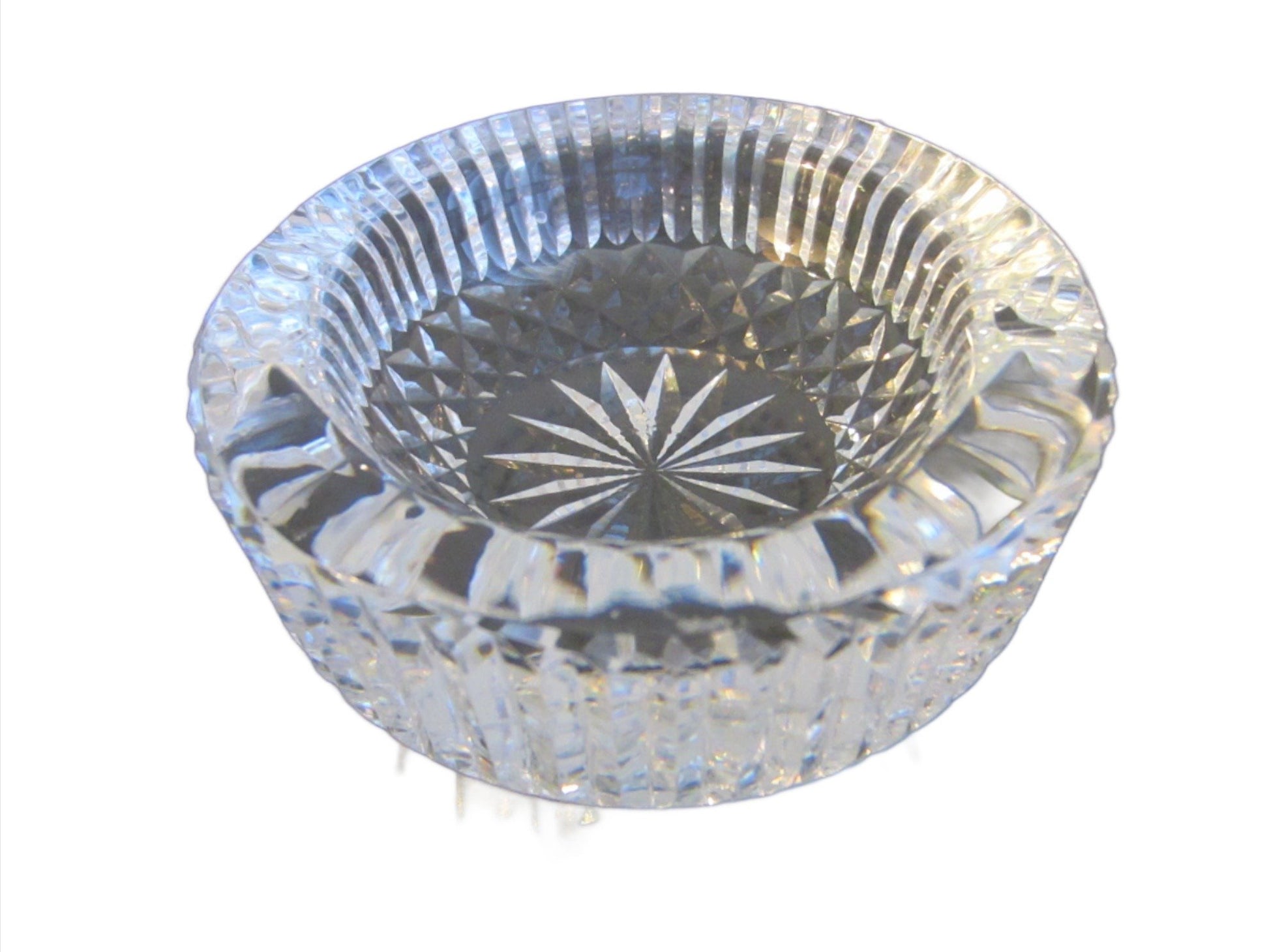 Waterford Crystal Star Cut Ashtray - Designer Unique Finds 