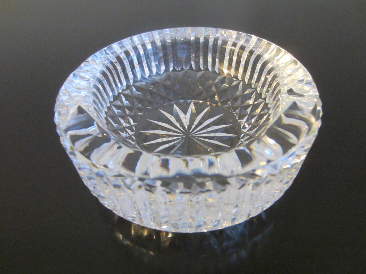 Waterford Ireland Crystal Star Cut Ashtray