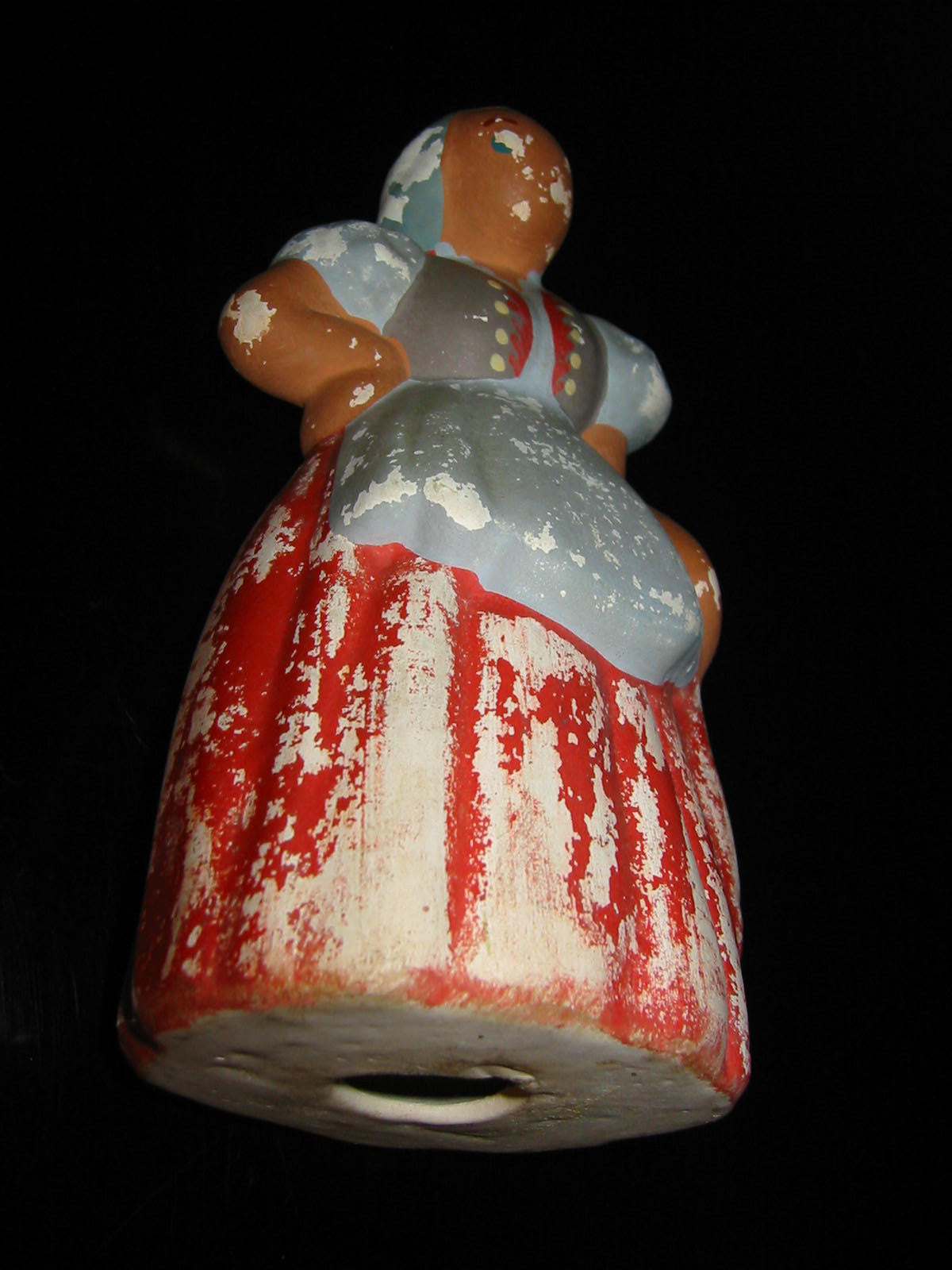 Chalk Ware Figurative Female Abstract Folk Art - Designer Unique Finds 
 - 4