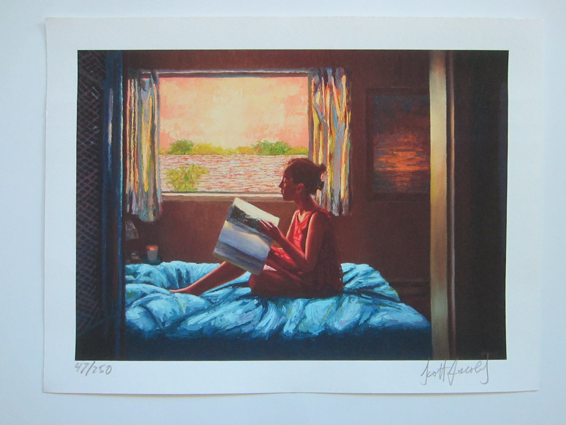 Scott Jacobs Home Carmel California Contemporary Pencil Signed Lithograph