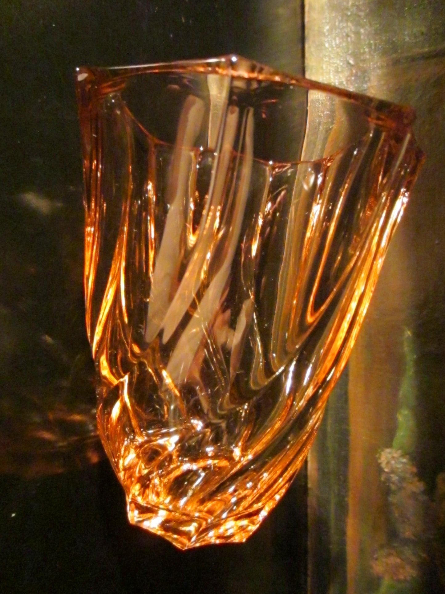 France Mid Century Champagne Glass Flower Vase - Designer Unique Finds 