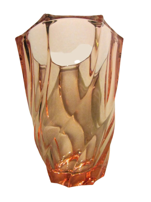 France Mid Century Champagne Glass Flower Vase