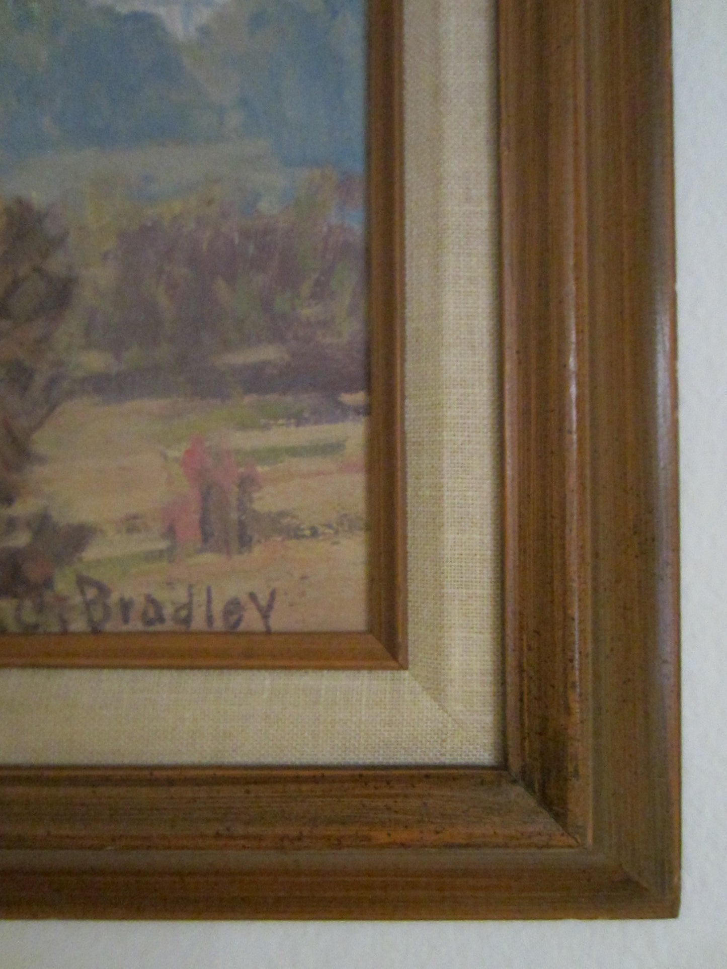 A C Bradley Impressionism Plein Air Oil On Canvas - Designer Unique Finds 
 - 4