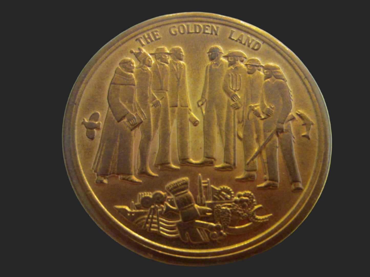 California Bicentennial Coins The Golden Land Mid Century Medals - Designer Unique Finds 