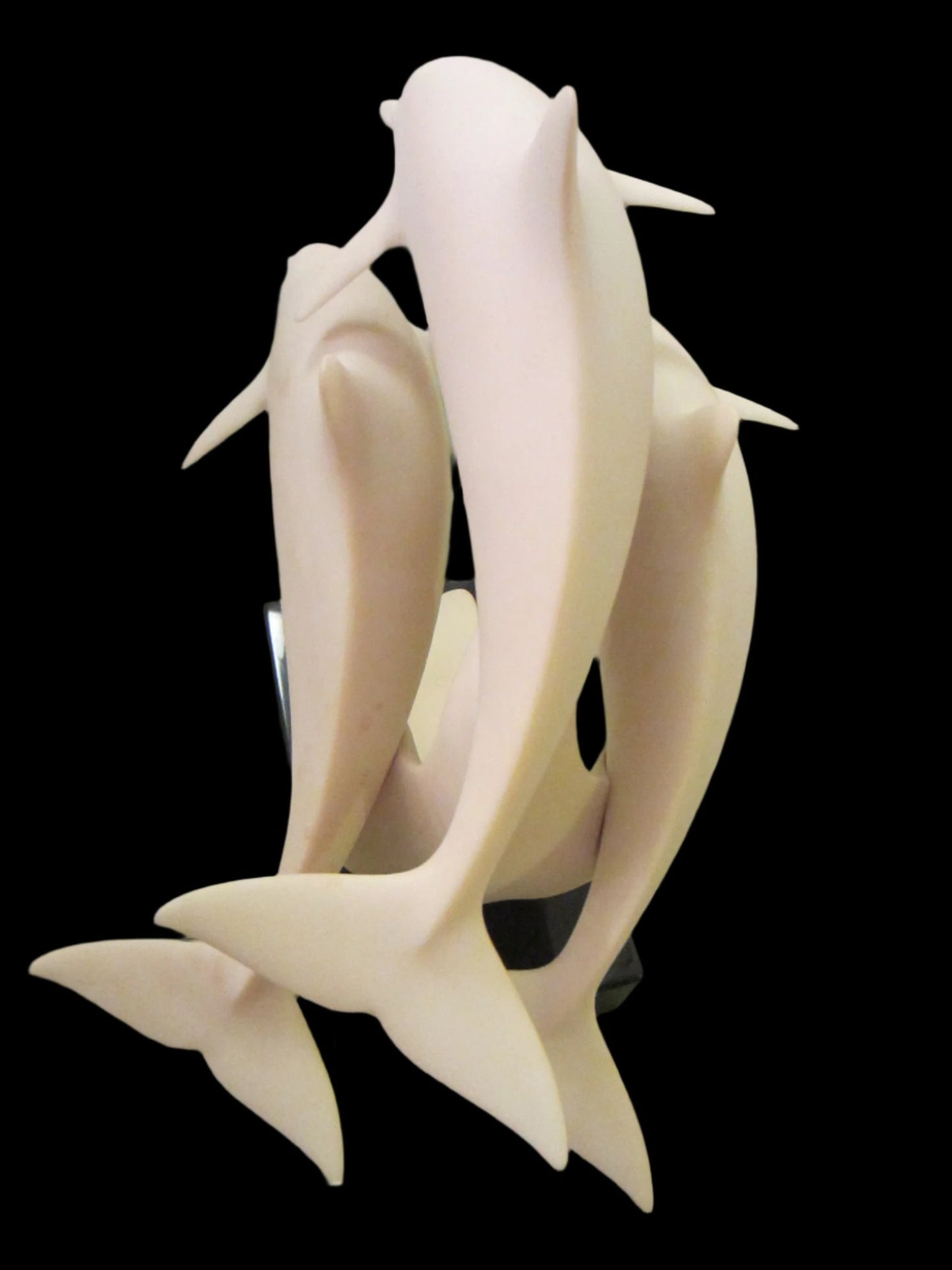 John Perry Three Dolphins Mid Century Modern Sculpture - Designer Unique Finds 
 - 1