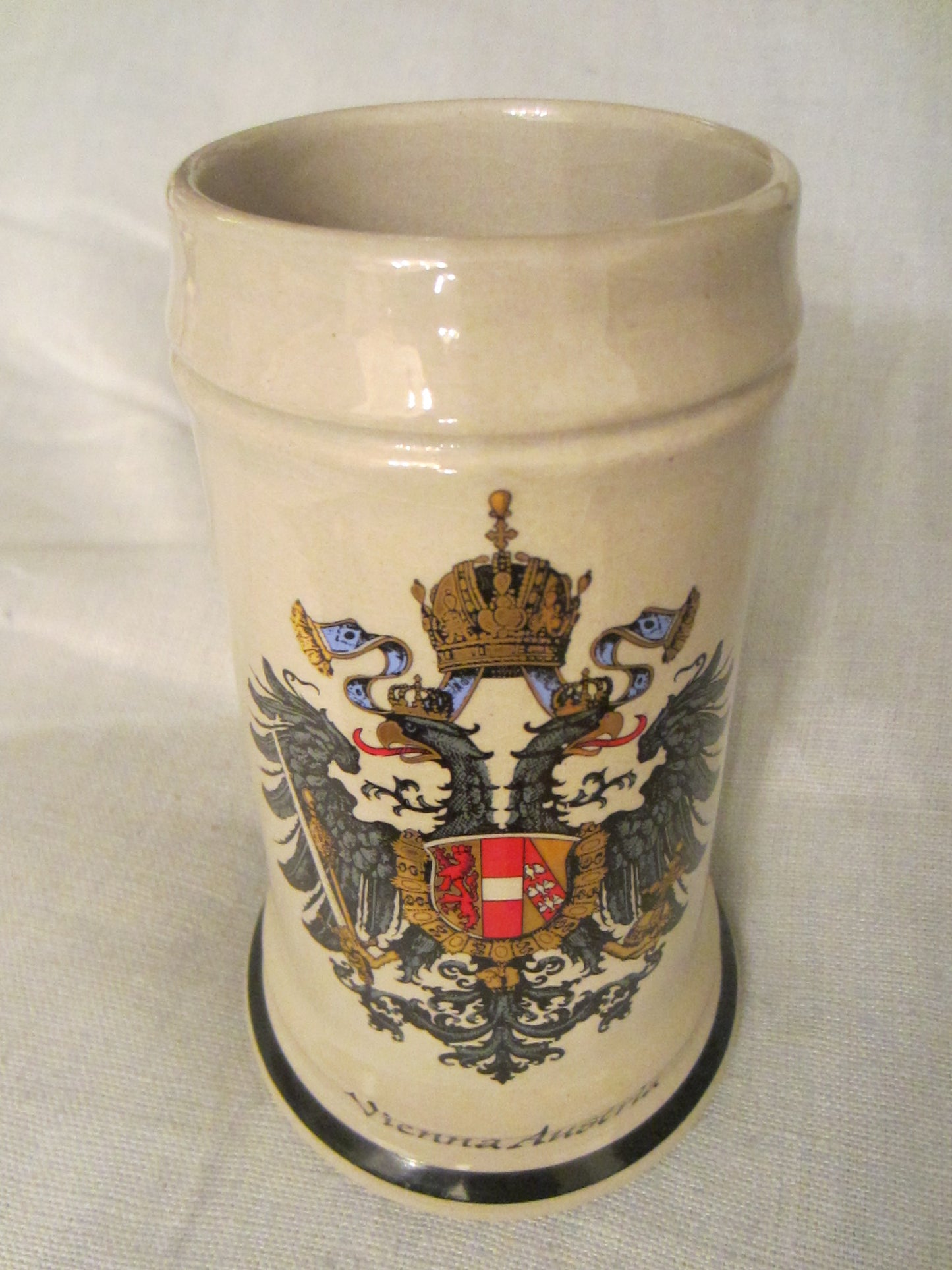 Handmalerei Original King Vienna Austria Signed Luster Mug