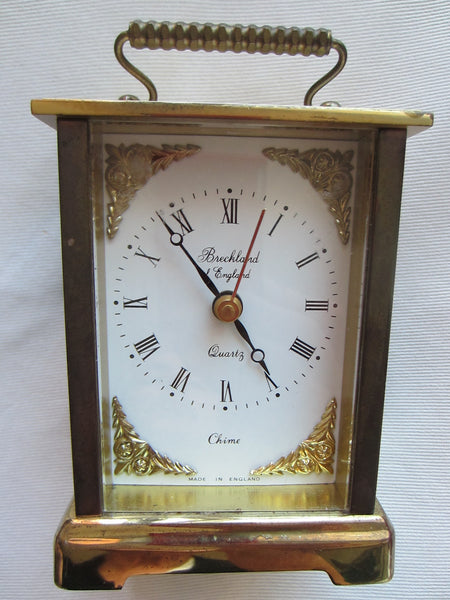 Breckland England Brass Musical Quartz Carriage Clock – Designer Unique ...