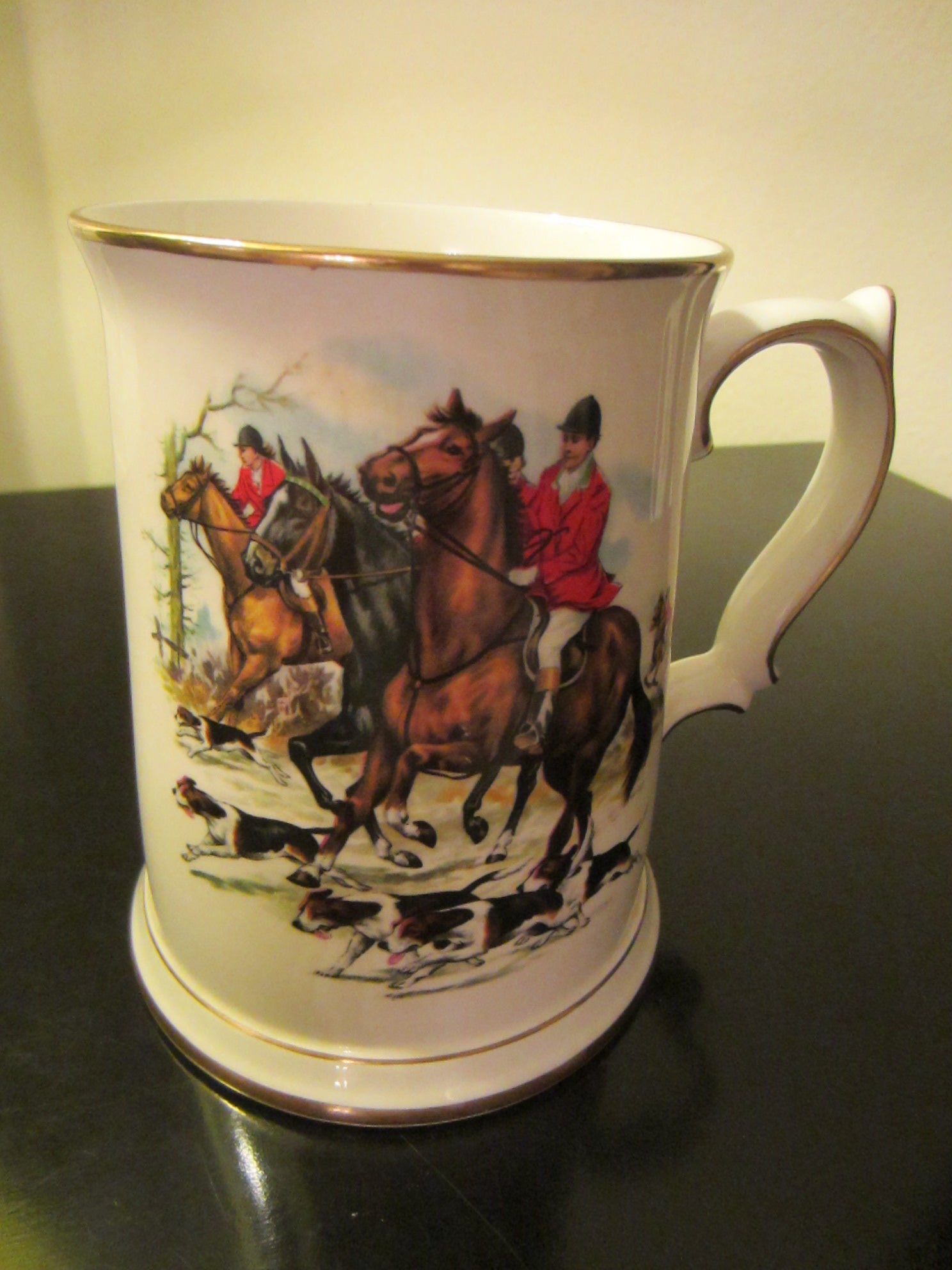 Royal Grafton Fine Bone China English Hunting Tankard Mug - Designer Unique Finds 