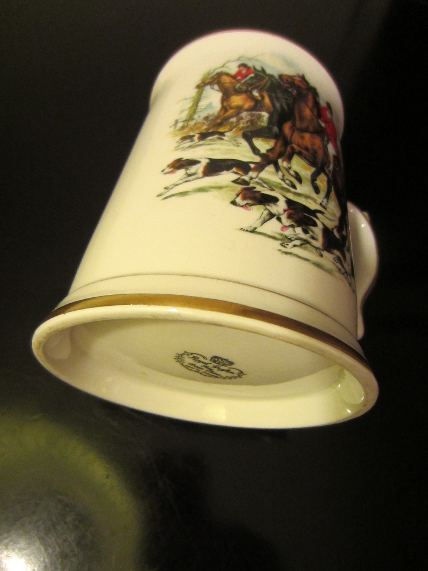 Royal Grafton Fine Bone China English Hunting Tankard Mug - Designer Unique Finds 