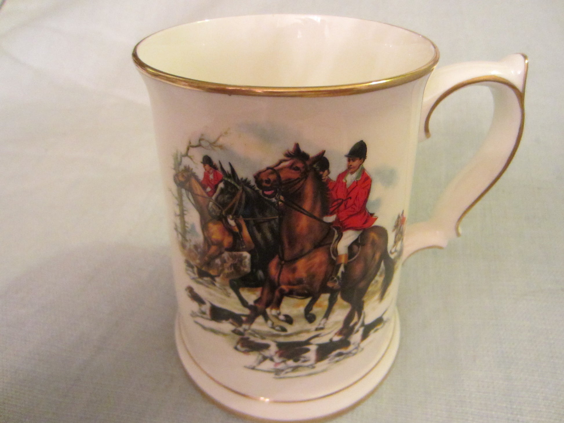 Royal Grafton Fine Bone China English Hunting Tankard Mug - Designer Unique Finds 