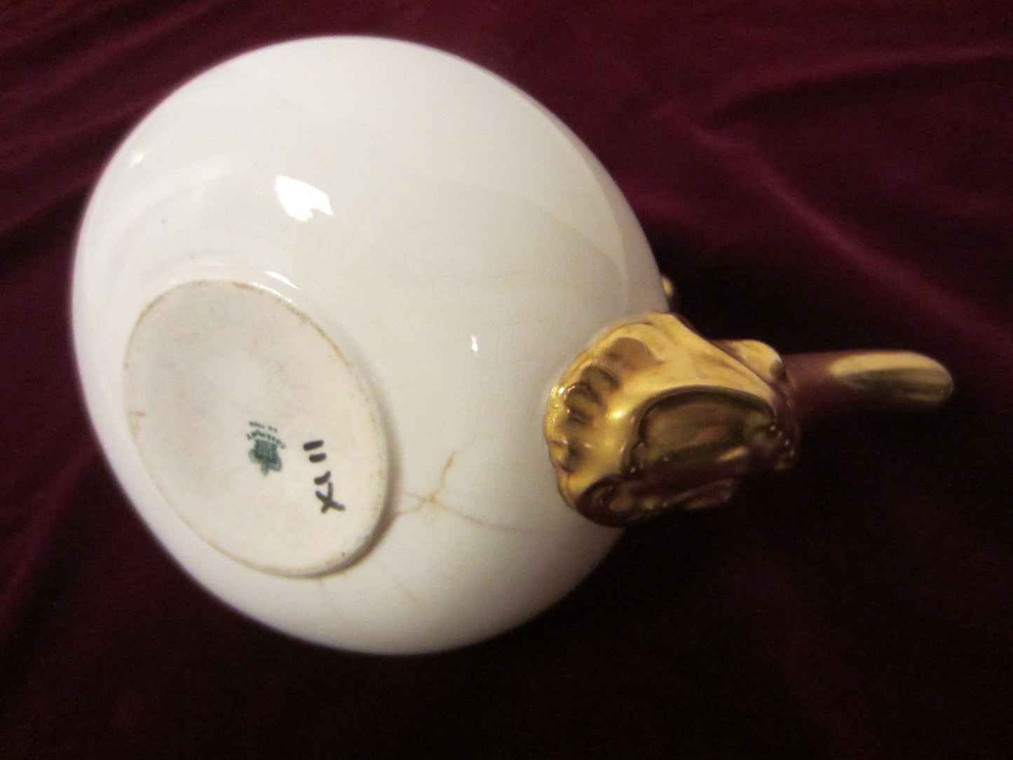 Coalport Teapot White Porcelain Gilt Decoration England - Designer Unique Finds 
 - 6