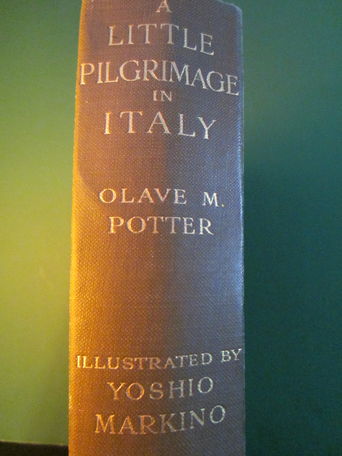 Olave M Potter A Little Pilgrimage In Italy Illustrated Book - Designer Unique Finds 