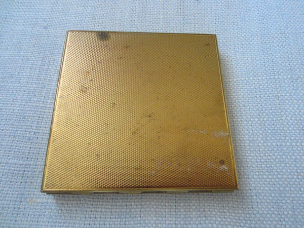 Prince Matchabelli Mid Century Mirrored Compact Golden Crown Medallion ...
