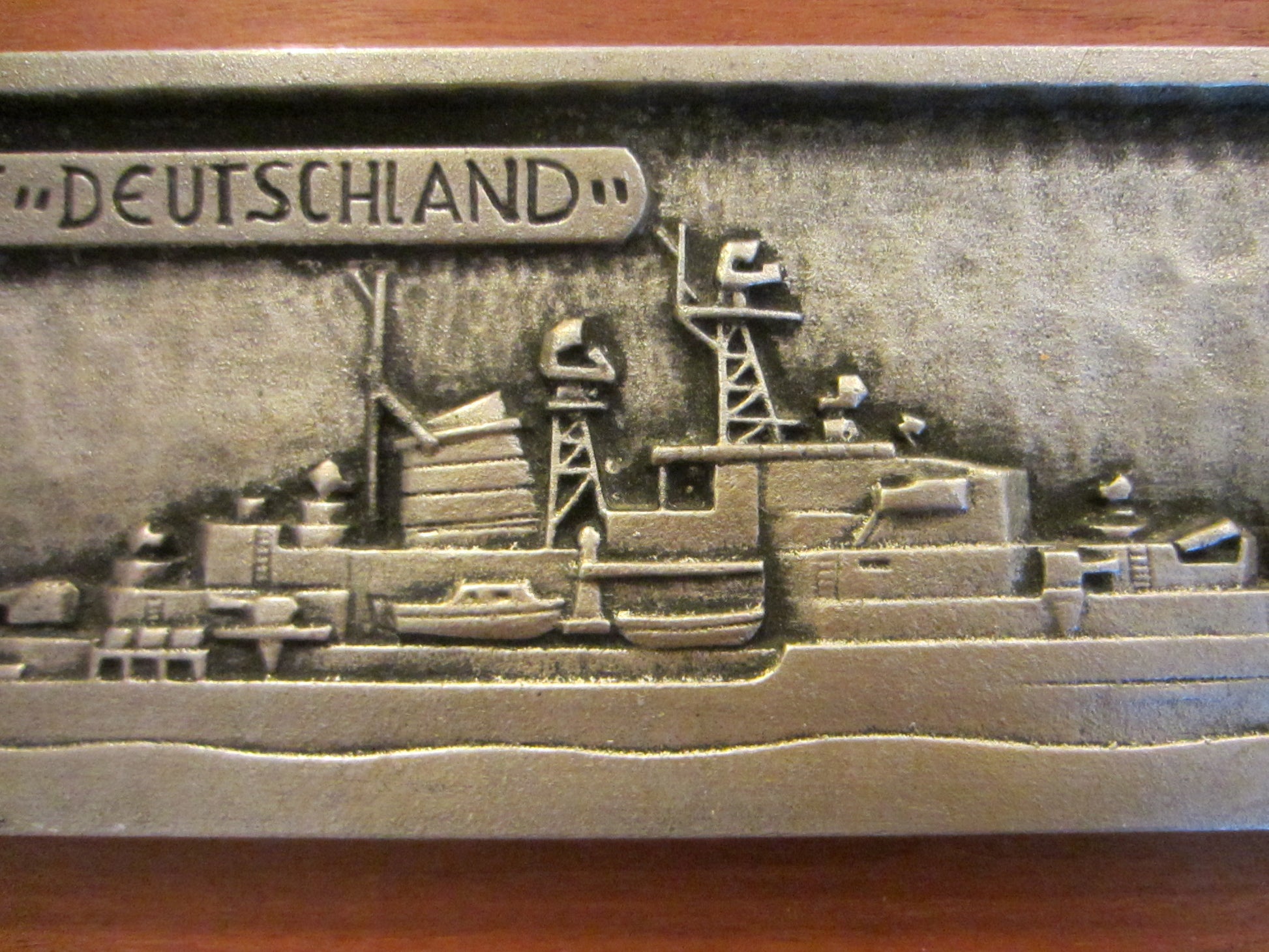 Schulschiff Deutschland Plaque Blohm Voss Hamburg WG Wall Decor - Designer Unique Finds 