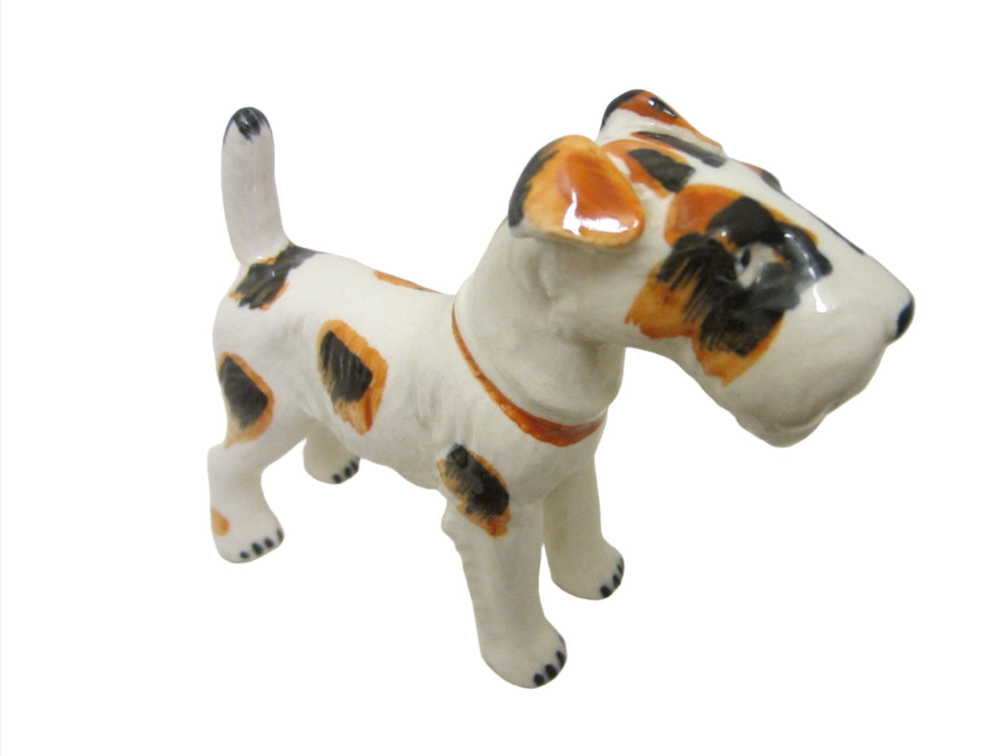 Scottish Terrier Porcelain Dog Figurine Marked Japan - Designer Unique Finds 