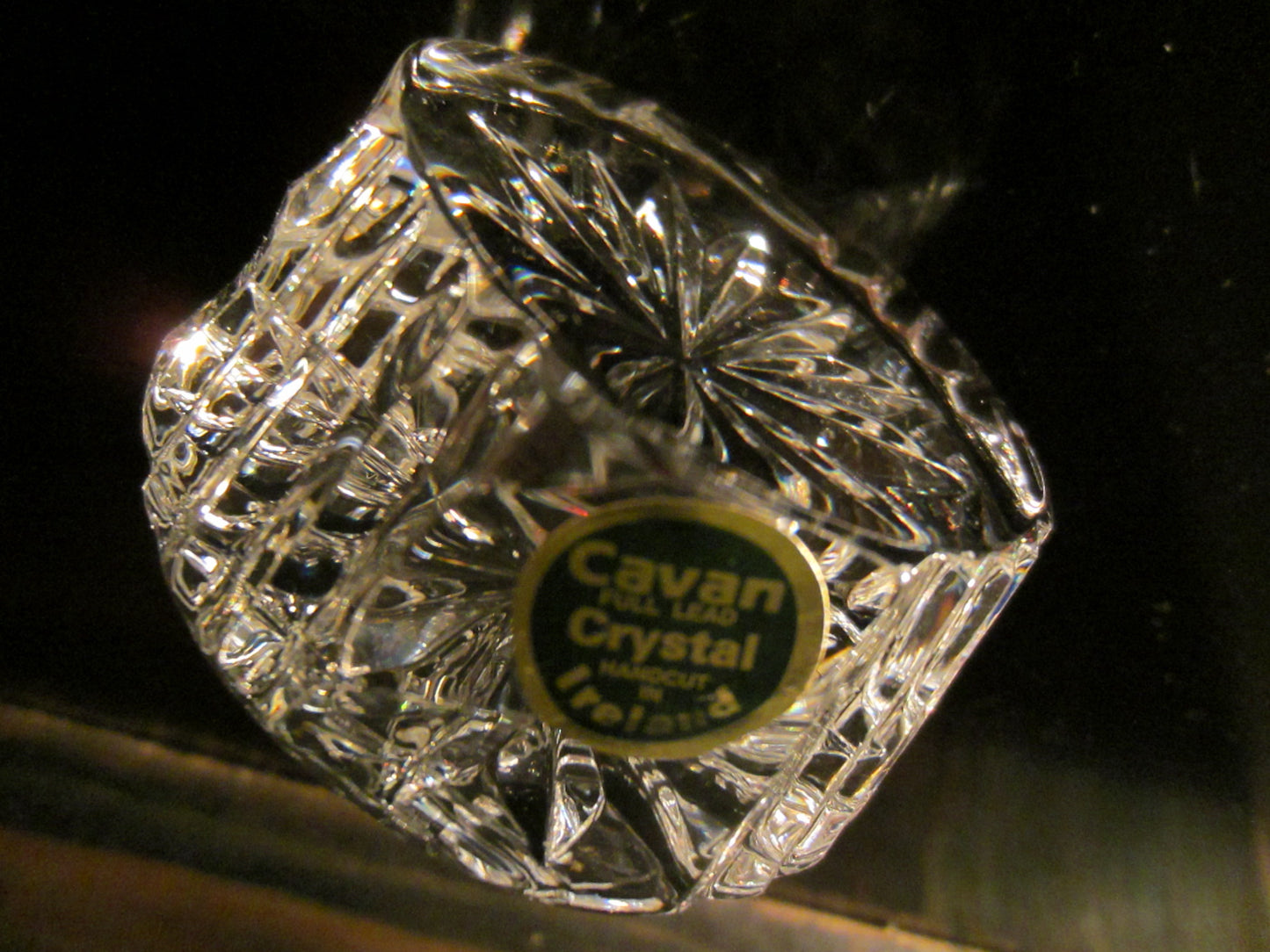 Cavan Hand Cut Crystal Paperweight Made in Ireland