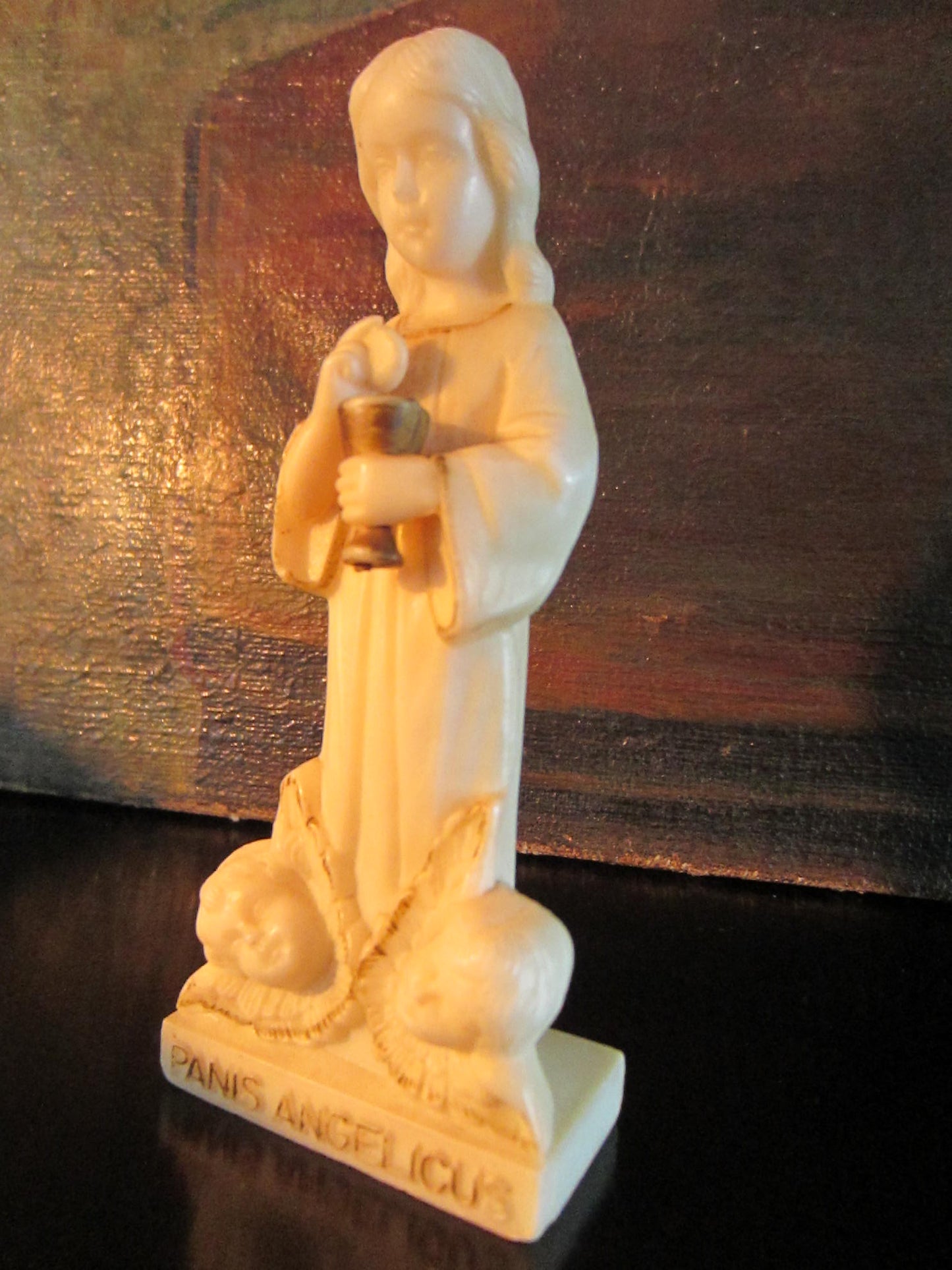 Panis Angelicus Mid Century Religious Figure