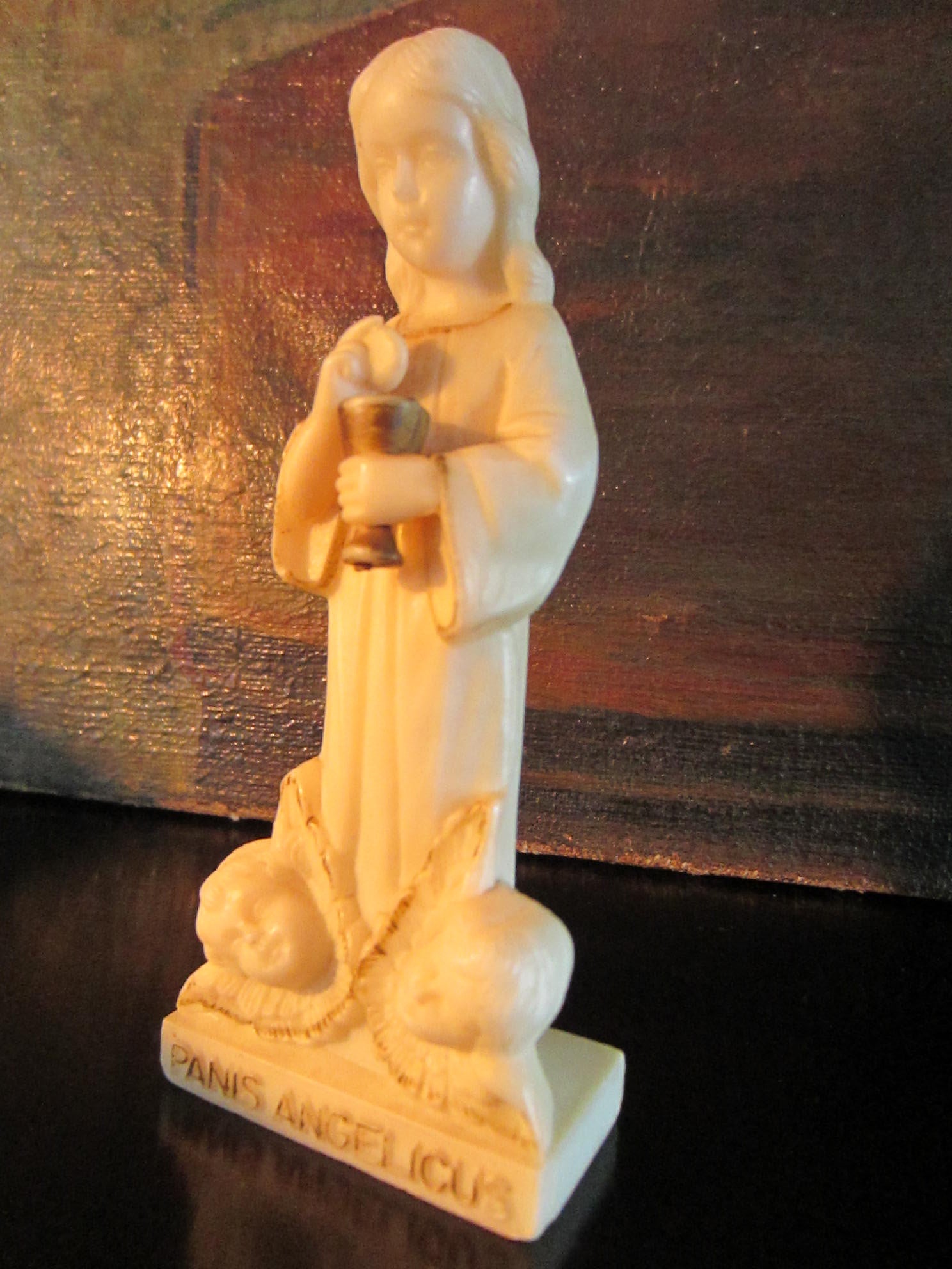 Panis Angelicus Mid Century Religious Figure - Designer Unique Finds 