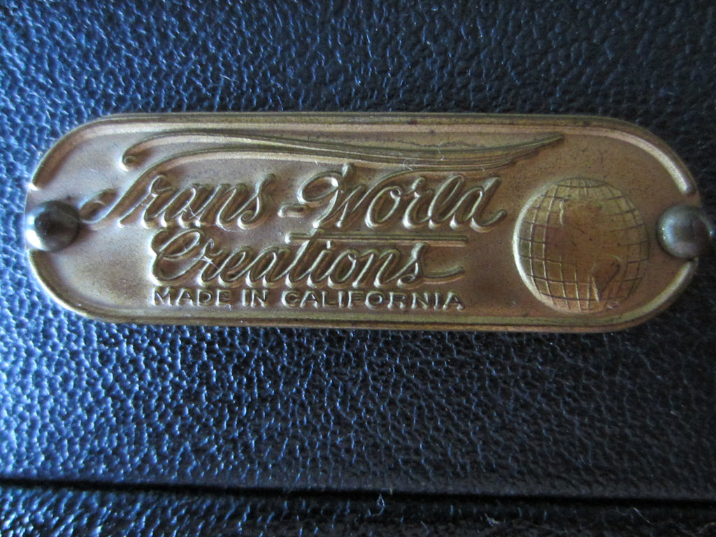 Vintage Trans World Creations Travel Bar Case Porta Bar