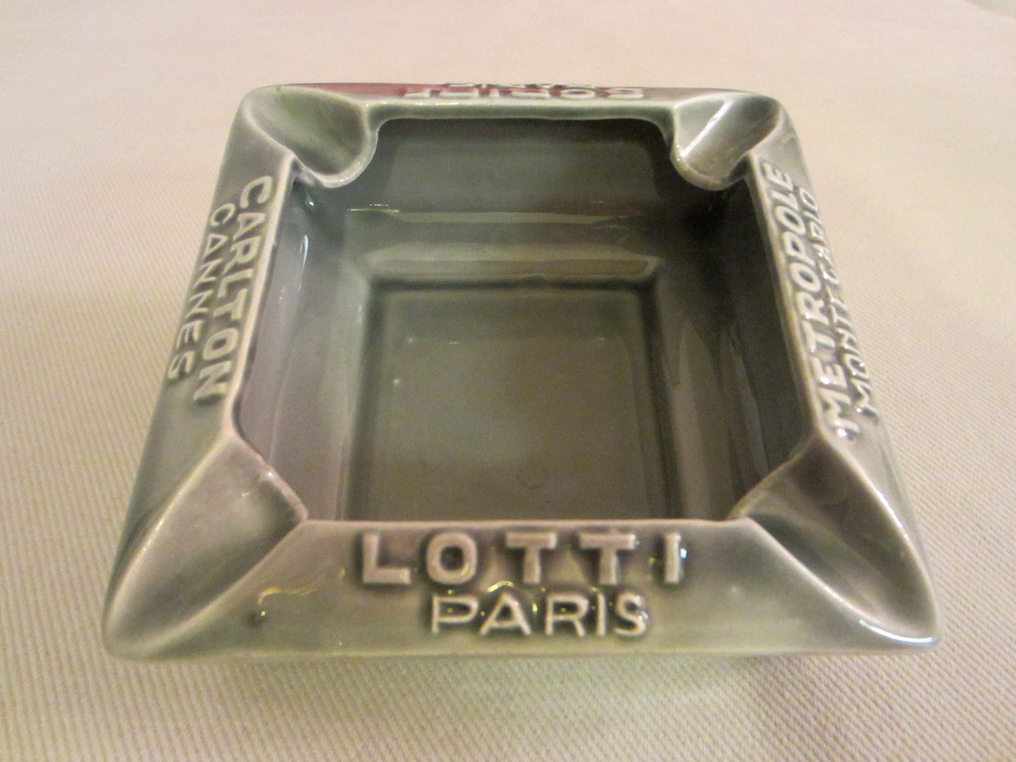 France Proceram Aubagne En Provence French Ceramic Hotel Ashtray - Designer Unique Finds 