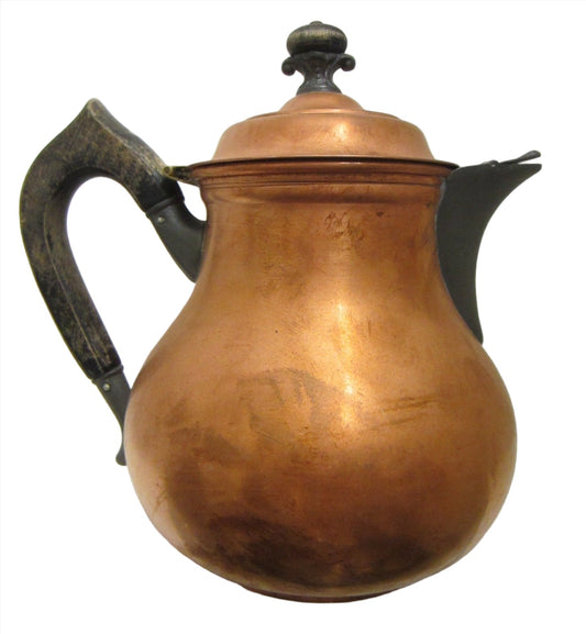 Copper Kettle Empire Style Tea Coffee Pot 